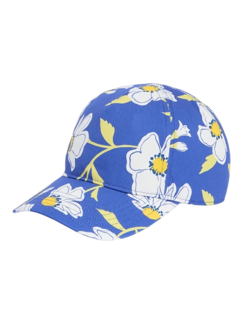 Kate Spade New York Sunshine Floral Wild Blue Iris Cotton Baseball Cap Hat NWT